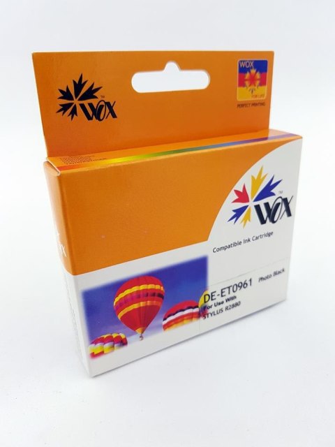 Tusz Wox Photo Black EPSON T0961 zamiennik C13T09614010 Tusz Wox Photo Black EPSON T0961 zamiennik C13T09614010