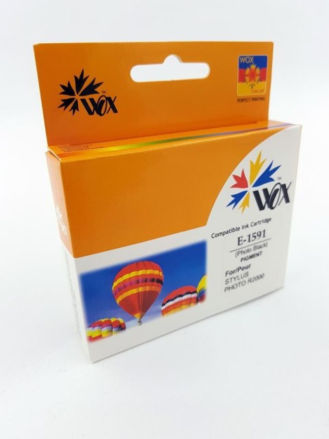 Tusz Wox Photo Black EPSON T1591 zamiennik C13T15914010 Tusz Wox Photo Black EPSON T1591 zamiennik C13T15914010