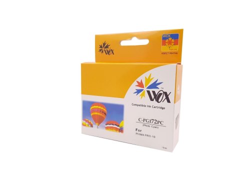 Tusz Wox Photo Cyan Canon PGI72PC zamiennik 6407B001 PGI-72PC Tusz Wox Photo Cyan Canon PGI72PC zamiennik 6407B001 PGI-72PC