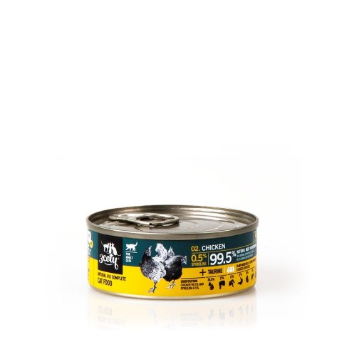 3Coty CHICKEN with Spirulina for Adult cats 80g 3Coty CHICKEN with Spirulina for Adult cats 80g