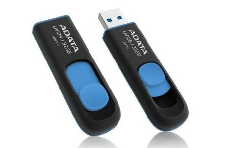 ADATA | UV128 | 32 GB | USB 3.0 | Czarny/Niebieski ADATA | UV128 | 32 GB | USB 3.0 | Czarny/Niebieski