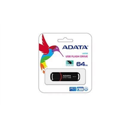 ADATA | UV150 | 64 GB | USB 3.0 | Czarny ADATA | UV150 | 64 GB | USB 3.0 | Czarny