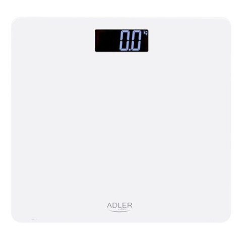 Adler | Waga łazienkowa | AD 8157w | Maksymalna waga (udźwig) 150 kg | Dokładność 100 g | Pomiar wskaźnika masy ciała (BMI) | Bi Adler | Waga łazienkowa | AD 8157w | Maksymalna waga (udźwig) 150 kg | Dokładność 100 g | Pomiar wskaźnika masy ciała (BMI) | Bi