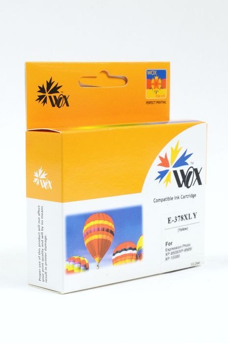 Tusz Wox Yellow EPSON 378XL zamiennik C13T37944010 (C13T37844010) Tusz Wox Yellow EPSON 378XL zamiennik C13T37944010 (C13T37844010)