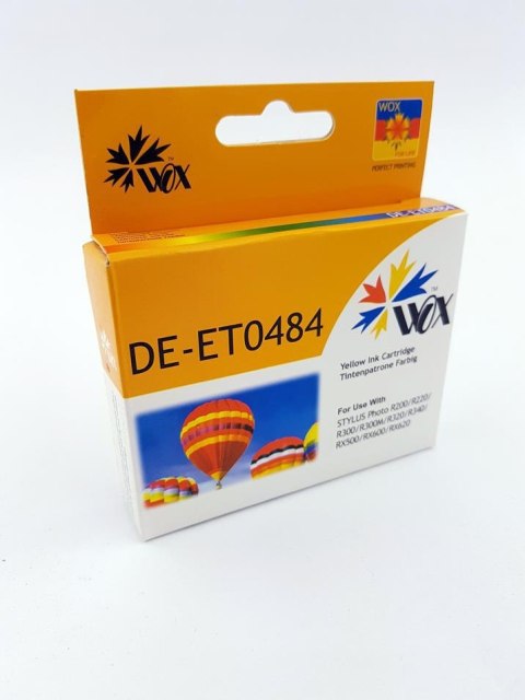 Tusz Wox Yellow EPSON T0484 zamiennik C13T048440 Tusz Wox Yellow EPSON T0484 zamiennik C13T048440