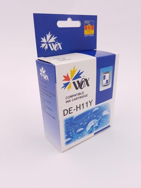 Tusz Wox Yellow HP 11 zamiennik C4838AE Tusz Wox Yellow HP 11 zamiennik C4838AE