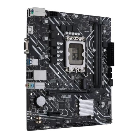 Asus | PRIME H610M-K D4 | Processor family Intel | Processor socket LGA1700 | DDR4 DIMM | Memory slots 2 | Supported hard disk Asus | PRIME H610M-K D4 | Processor family Intel | Processor socket LGA1700 | DDR4 DIMM | Memory slots 2 | Supported hard disk