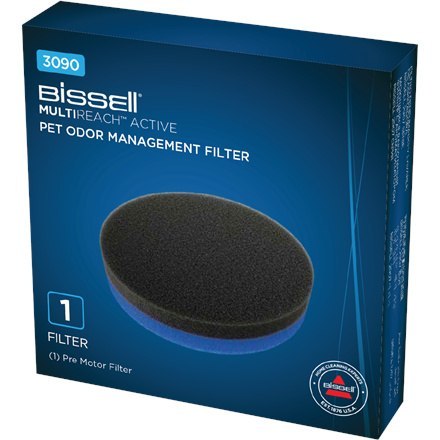 Bissell | Multireach Active Pet Odor Management Filter, Akcesoria do odkurzaczy sztyftowych | Bez ml | 1 szt. | Czarny Bissell | Multireach Active Pet Odor Management Filter, Akcesoria do odkurzaczy sztyftowych | Bez ml | 1 szt. | Czarny