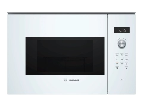 Bosch | BFL524MW0 | Kuchenka mikrofalowa | Do zabudowy | 20 L | 800 W | Biały Bosch | BFL524MW0 | Kuchenka mikrofalowa | Do zabudowy | 20 L | 800 W | Biały