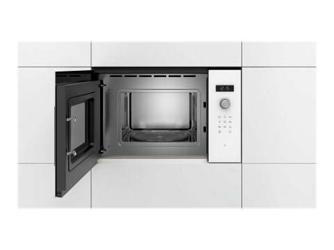 Bosch | BFL524MW0 | Kuchenka mikrofalowa | Do zabudowy | 20 L | 800 W | Biały Bosch | BFL524MW0 | Kuchenka mikrofalowa | Do zabudowy | 20 L | 800 W | Biały