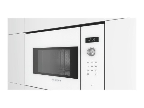 Bosch | BFL524MW0 | Kuchenka mikrofalowa | Do zabudowy | 20 L | 800 W | Biały Bosch | BFL524MW0 | Kuchenka mikrofalowa | Do zabudowy | 20 L | 800 W | Biały