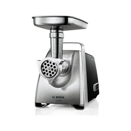 Bosch | Maszynka do mielenia mięsa | MFW68660 | Czarna | Wydajność (kg/min) 4.3 | Kebbe, Montaż do kiełbasek, Wyciskarka do owoc Bosch | Maszynka do mielenia mięsa | MFW68660 | Czarna | Wydajność (kg/min) 4.3 | Kebbe, Montaż do kiełbasek, Wyciskarka do owoc