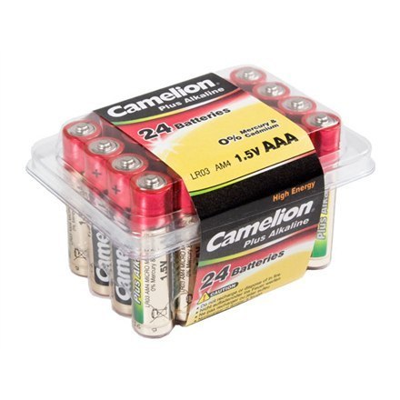 Camelion | AAA/LR03 | Plus Alkaline | 24 szt. | LR03-PB24 Camelion | AAA/LR03 | Plus Alkaline | 24 szt. | LR03-PB24