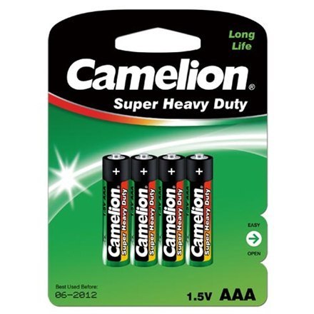 Camelion | Baterie AAA/LR03 | Super Wydajność | 4 sztuki | R03P-BP4G Camelion | Baterie AAA/LR03 | Super Wydajność | 4 sztuki | R03P-BP4G