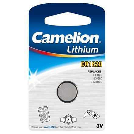 Camelion | CR1620 | Litowo-jonowa | 1 szt. Camelion | CR1620 | Litowo-jonowa | 1 szt.