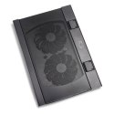 Deepcool | Laptop cooler Wind Pal FS , slim, portabel , highe performance, two 140mm fans, 2 xUSB Hub, up tp 17" | 382x262x46mm
