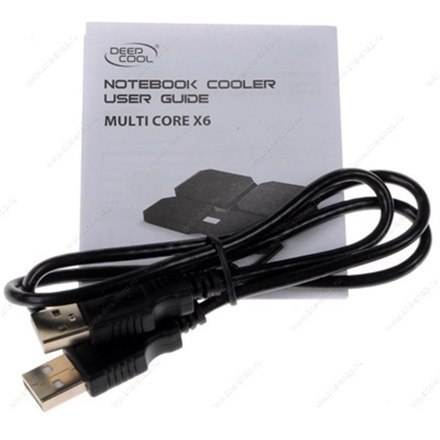 Deepcool | Multicore x6 | Notebook cooler up to 15.6" | Black | 380X295X24mm mm | 900g g Deepcool | Multicore x6 | Notebook cooler up to 15.6" | Black | 380X295X24mm mm | 900g g