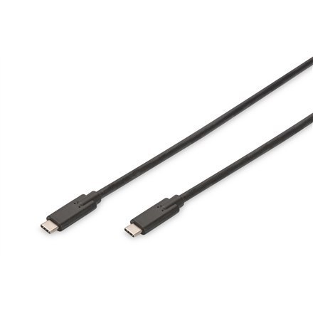 Digitus | Kabel USB-C | Męski | 24-pinowy USB-C | Męski | Czarny | 24-pinowy USB-C | 1 m Digitus | Kabel USB-C | Męski | 24-pinowy USB-C | Męski | Czarny | 24-pinowy USB-C | 1 m