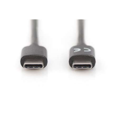 Digitus | Kabel USB-C | Męski | 24-pinowy USB-C | Męski | Czarny | 24-pinowy USB-C | 1 m Digitus | Kabel USB-C | Męski | 24-pinowy USB-C | Męski | Czarny | 24-pinowy USB-C | 1 m