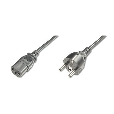 Digitus | Kabel zasilający | Zasilanie IEC 60320 C13 | Zasilanie CEE 7/7 | 1,2 m | Czarny Digitus | Kabel zasilający | Zasilanie IEC 60320 C13 | Zasilanie CEE 7/7 | 1,2 m | Czarny