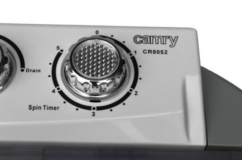 Pralka Camry CR 8052 - Ładowanie Górne, Pojemność 3 kg, 1300 RPM, Kolor Biało-Szary - Gwarancja 24 m-ce Pralka Camry CR 8052 - Ładowanie Górne, Pojemność 3 kg, 1300 RPM, Kolor Biało-Szary - Gwarancja 24 m-ce