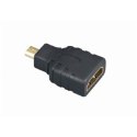 Adapter HDMI Gembird | Wejście 19 pin HDMI Typ A | Żeńskie | Wyjście 19 pin micro HDMI Typ D | Męskie | Gwarancja 12 miesięcy