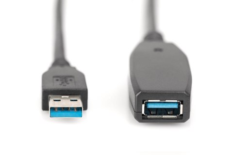 Digitus | USB extension cable | Female | 9 pin USB Type A | Male | Black | 9 pin USB Type A | 10 m Digitus | USB extension cable | Female | 9 pin USB Type A | Male | Black | 9 pin USB Type A | 10 m