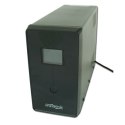 EnerGenie | UPS z USB i wyświetlaczem LCD, Czarny | 1200 VA