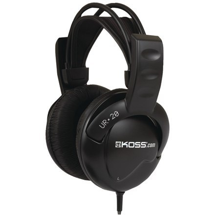 Koss | UR20 | Słuchawki DJ Style | Przewodowe | Nauszne | Z redukcją szumów | Czarne Koss | UR20 | Słuchawki DJ Style | Przewodowe | Nauszne | Z redukcją szumów | Czarne