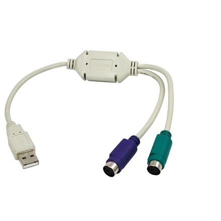 Logilink 4-pinowy USB typu A | męski | 6-pinowy mini-DIN (styl PS/2) | żeński Logilink 4-pinowy USB typu A | męski | 6-pinowy mini-DIN (styl PS/2) | żeński