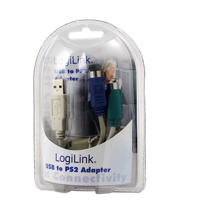 Logilink 4-pinowy USB typu A | męski | 6-pinowy mini-DIN (styl PS/2) | żeński Logilink 4-pinowy USB typu A | męski | 6-pinowy mini-DIN (styl PS/2) | żeński
