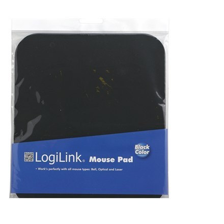 Logilink | Podkładka pod mysz | 220 x 250 mm | Czarna Logilink | Podkładka pod mysz | 220 x 250 mm | Czarna