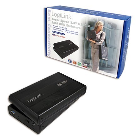 Logilink | Storage enclosure | Enclosure 3,5 Inch S-SATA HDD USB 3.0 Alu | Hard drive | 3.5" | SATA 3Gb/s | USB 3.0 Logilink | Storage enclosure | Enclosure 3,5 Inch S-SATA HDD USB 3.0 Alu | Hard drive | 3.5" | SATA 3Gb/s | USB 3.0