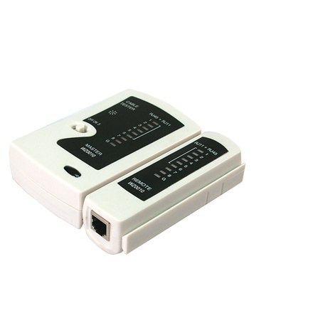 Logilink | Tester kabli RJ11, RJ12 i RJ45 z jednostką zdalną Logilink | Tester kabli RJ11, RJ12 i RJ45 z jednostką zdalną