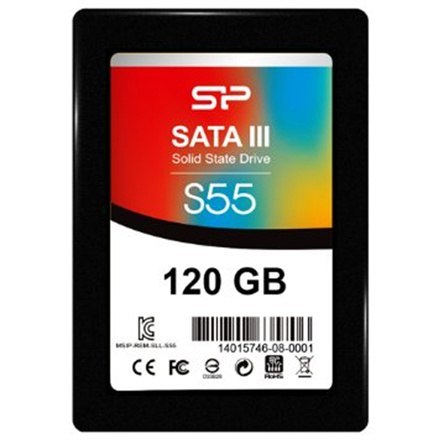 Dysk SSD Silicon Power Slim S55 120 GB SATA | Prędkość odczytu 550 MB/s | Prędkość zapisu 420 MB/s | Gwarancja 36 m-c Dysk SSD Silicon Power Slim S55 120 GB SATA | Prędkość odczytu 550 MB/s | Prędkość zapisu 420 MB/s | Gwarancja 36 m-c