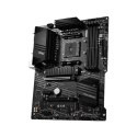 MSI | B550-A PRO | Rodzina procesorów AMD | Gniazdo procesora AM4 | DDR4 DIMM | Gniazda pamięci 4 | Obsługiwane interfejsy dyskó