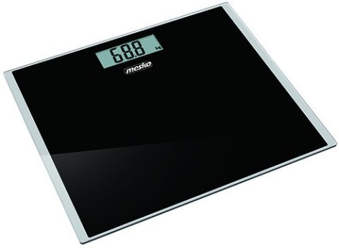 Mesko | Waga łazienkowa | 8150b | Maksymalna waga (nośność) 150 kg | Dokładność 100 g | Pomiar wskaźnika masy ciała (BMI) | Czar Mesko | Waga łazienkowa | 8150b | Maksymalna waga (nośność) 150 kg | Dokładność 100 g | Pomiar wskaźnika masy ciała (BMI) | Czar