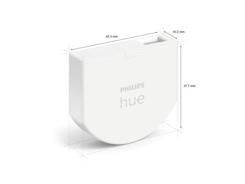 Moduł przełącznika ściennego Philips Hue | Moduł przełącznika ściennego Philips Hue | Biały Moduł przełącznika ściennego Philips Hue | Moduł przełącznika ściennego Philips Hue | Biały