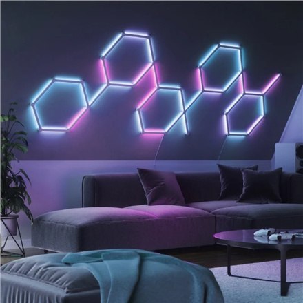 Nanoleaf Lines Expansion Pack (3 panels) Nanoleaf | Lines Expansion Pack (3 panels) | W | 16M+ colors Nanoleaf Lines Expansion Pack (3 panels) Nanoleaf | Lines Expansion Pack (3 panels) | W | 16M+ colors