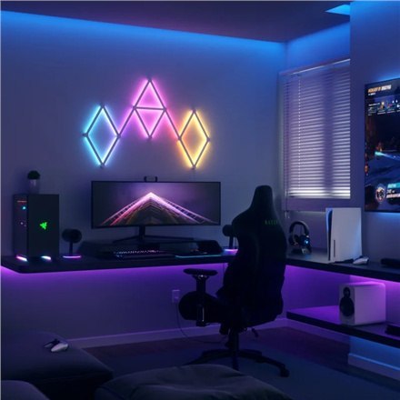 Nanoleaf Lines Starter Kit (9 panels) Nanoleaf | Lines Starter Kit (9 panels) | W | 16M+ colors Nanoleaf Lines Starter Kit (9 panels) Nanoleaf | Lines Starter Kit (9 panels) | W | 16M+ colors