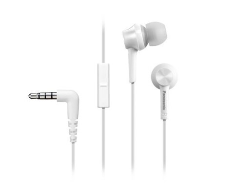 Panasonic | RP-TCM115E-W | Canal type | Wired | In-ear | Microphone | White Panasonic | RP-TCM115E-W | Canal type | Wired | In-ear | Microphone | White