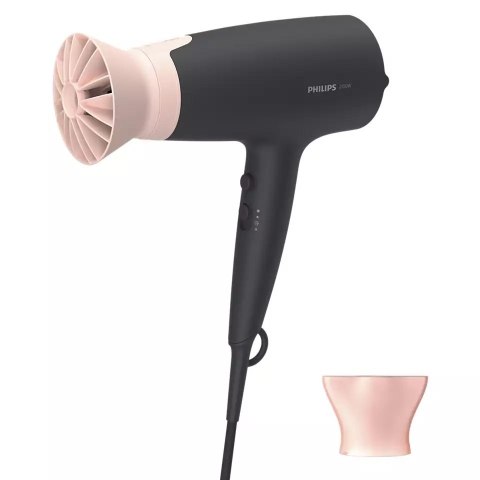 Philips | Suszarka do włosów | BHD350/10 | 2100 W | Liczba ustawień temperatury 6 | Funkcja jonizacji | Czarny/różowy Philips | Suszarka do włosów | BHD350/10 | 2100 W | Liczba ustawień temperatury 6 | Funkcja jonizacji | Czarny/różowy