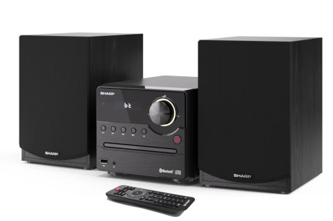 Sharp XL-B512(BK) Mikrosystem Hi-Fi, CD/FM/USB/Bluetooth v5.0, 45W, czarny Sharp | Mikrosystem Hi-Fi | XL-B512(BK) | Port USB | Sharp XL-B512(BK) Mikrosystem Hi-Fi, CD/FM/USB/Bluetooth v5.0, 45W, czarny Sharp | Mikrosystem Hi-Fi | XL-B512(BK) | Port USB |