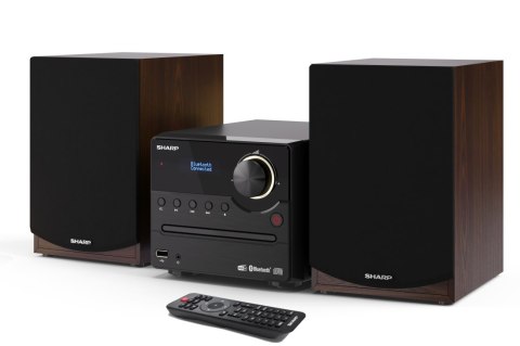 Sharp | Mikrosystem Hi-Fi | XL-B517D(BR) | Port USB | Wejście AUX | Bluetooth | Odtwarzacz CD | Brązowy | Radio FM | Połączenie Sharp | Mikrosystem Hi-Fi | XL-B517D(BR) | Port USB | Wejście AUX | Bluetooth | Odtwarzacz CD | Brązowy | Radio FM | Połączenie