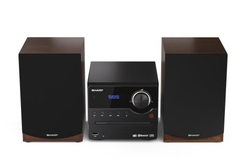 Sharp | Mikrosystem Hi-Fi | XL-B517D(BR) | Port USB | Wejście AUX | Bluetooth | Odtwarzacz CD | Brązowy | Radio FM | Połączenie Sharp | Mikrosystem Hi-Fi | XL-B517D(BR) | Port USB | Wejście AUX | Bluetooth | Odtwarzacz CD | Brązowy | Radio FM | Połączenie