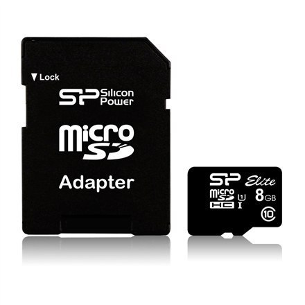 Silicon Power | Elite UHS-I | 16 GB | MicroSDHC | Pamięć flash klasy 10 | Adapter SD Silicon Power | Elite UHS-I | 16 GB | MicroSDHC | Pamięć flash klasy 10 | Adapter SD