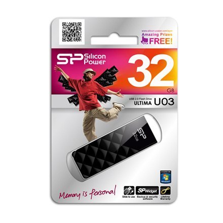 Silicon Power | Ultima U03 | 32 GB | USB 2.0 | Czarny Silicon Power | Ultima U03 | 32 GB | USB 2.0 | Czarny
