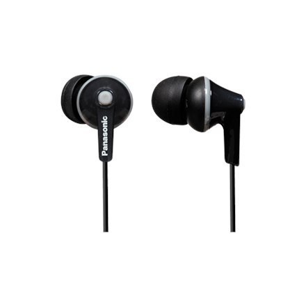 Słuchawki Panasonic RP-HJE125E-K | In-ear | Czarne Słuchawki Panasonic RP-HJE125E-K | In-ear | Czarne