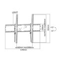 Sunne | Wall Mount | 60-100-LP | 60-100 " | Maximum weight (capacity) 100 kg | Black