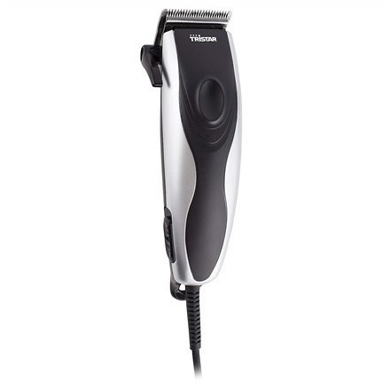 Tristar | Hair trimmer | Step precise 3 - 12 mm | Black/ stainless steel Tristar | Hair trimmer | Step precise 3 - 12 mm | Black/ stainless steel
